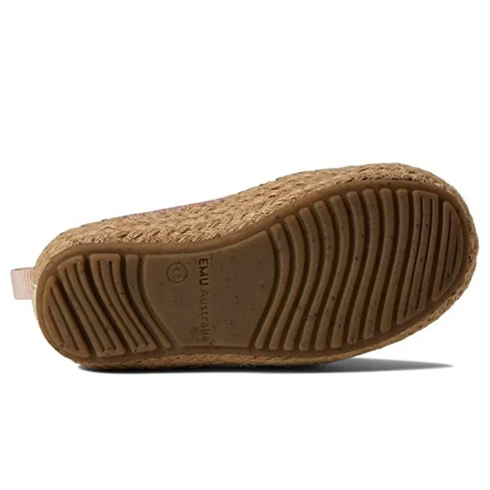 EMU Australia Unicorn Nest Kids US 3 Pink Slip On Round Toe Espadrille JOBB1684